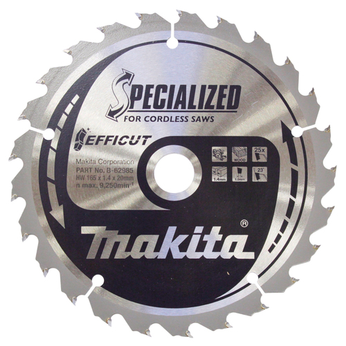 EFFICUT 165MM CIRCULAR SAW BLADE – Makita