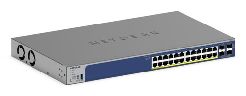 24P GE POE+SMART SWTH W/10G SFP+GS728 – Netgear