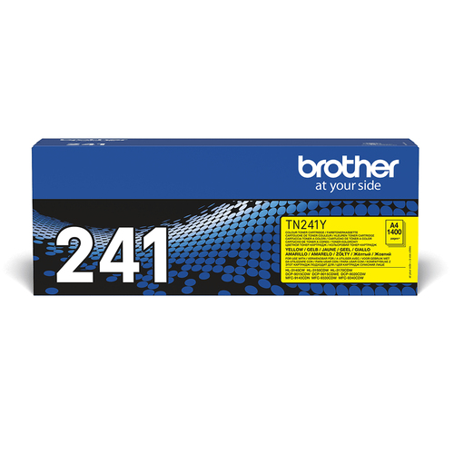 TN-241Y TONER CARTRIDGE YELLOW F. HL-3140/3150/3170 F.1400 P – Brother