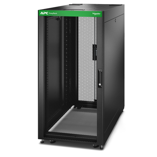 EASY RACK 600MM/24U/1000MM WITH ROOF SIDE PANEL CASTORS FEET 4 B – APC