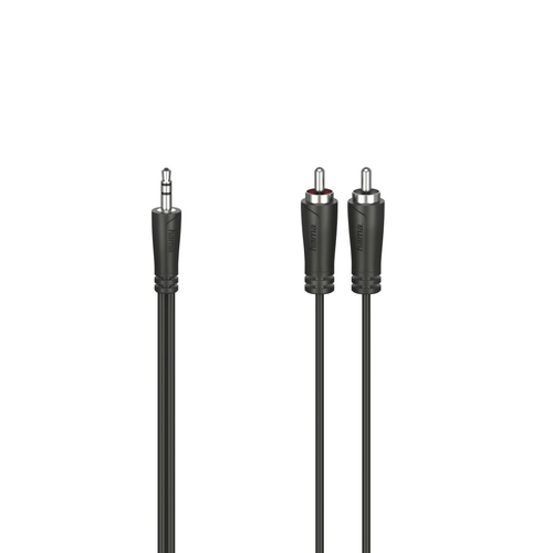 Hama 3.5mm Jack Plug to 2x RCA Plugs Converter Cable, Stereo, 1.5m – Hama