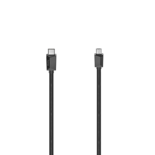 Hama USB-C Male to Micro USB Male, USB 2.0, 0.75 Metre, Black – Hama