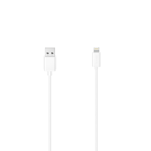Hama Charging/Data USB-A to Lightning Cable, 480Mbps, 1.5 Metre, White – Hama