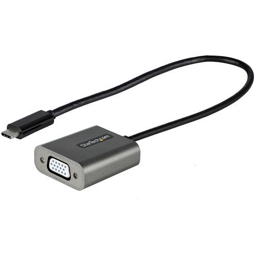 USB C TO VGA ADAPTER 1920X1200P WITH 12 LONG ATTACHED CABLE – StarTech.com