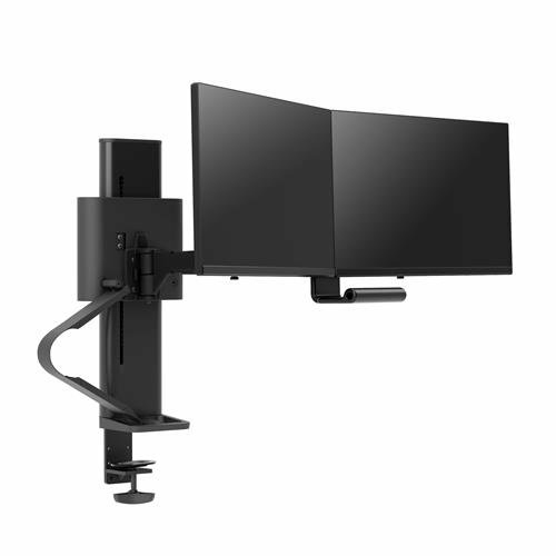TRACE DUAL MONITORS PANEL CLAMP MATTE BLACK – Ergotron