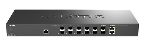 12 Port Smart Managed Switch including 10x10 SFP+ ports & 2 x Combo 10GBase-T/SFP+ uplink ports – D-Link Systems