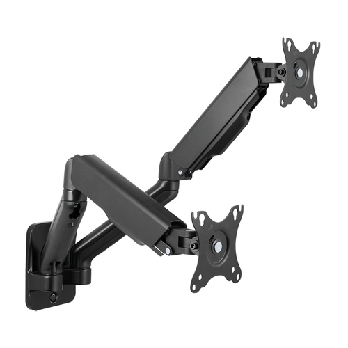 Dual Monitor Wall mount, 17-32, steel, gas spring, arm length: 450 mm – LogiLink
