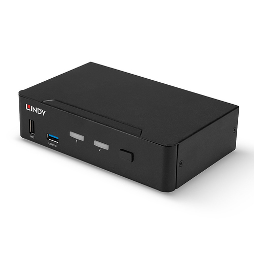 2 Port DisplayPort 1.4 USB 3.0 & Audio KVM Switch – Lindy