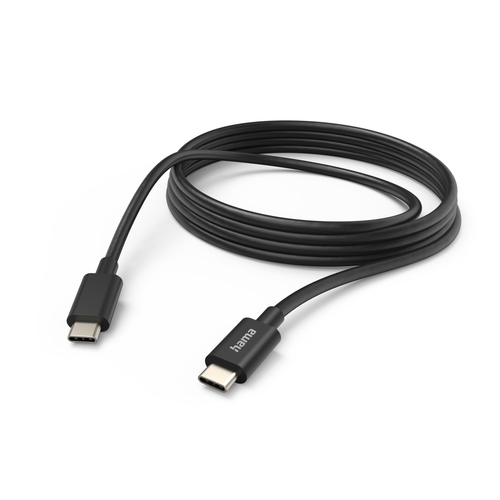 Hama USB-C to USB-C Quick Charging Cable, USB 2.0, 3 Metre, Black – Hama