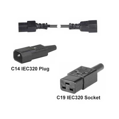 2M IEC C14 PLUG TO IEC C19 SOCKET POWER EXTENSION CABLE – Fairline