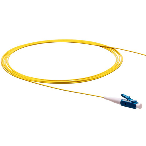 1M SIMPLEX LC PIG TAIL LEAD - 9/125um - OS2 YELLOW – Fairline