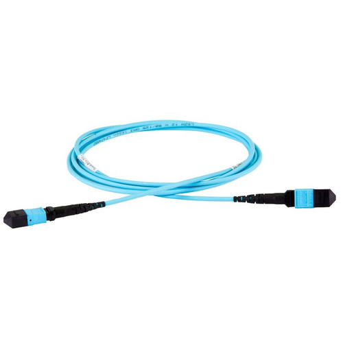 2M MTP - MTP MPO PATCH LEAD - 50/125um - OM3 AQUA BLUE – Fairline