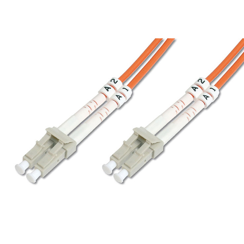 2M OM2 50/125 DLX 2.8mm LC-LC FIBRE OPTIC CABLE - ORANGE – Fairline