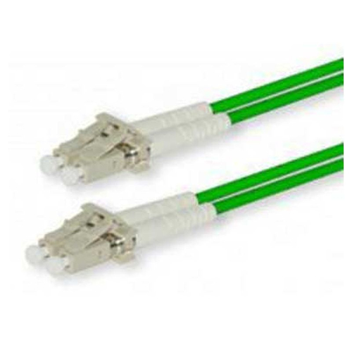 5M OM3/4 50/125 LC-LC DLX FIBRE OPTIC CABLE - AQUA GREEN – Fairline