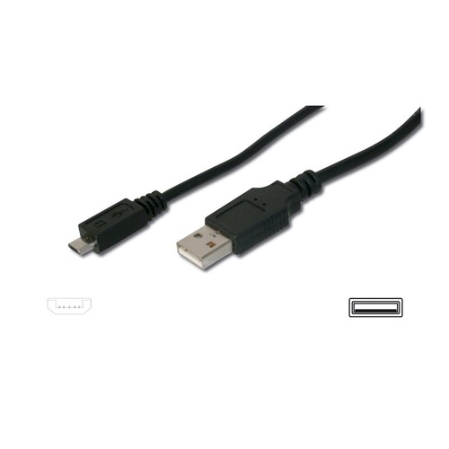 1M USB A MALE TO USB MICRO B MALE CABLE – Fairline