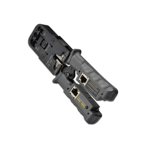 RJ45 RATCHET MODULAR CRIMP TOOL WITH TESTER – Fairline