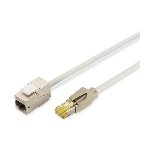 SLIM 1M CAT.6a UTP LSZH PATCH CABLE - GREY (SNAGPROOF) – Fairline