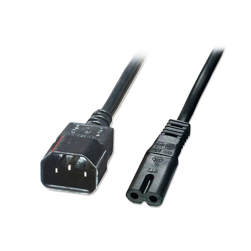 2M IEC PLUG C14 TO FIG.8 SOCKET C7 MAINS CABLE – Fairline