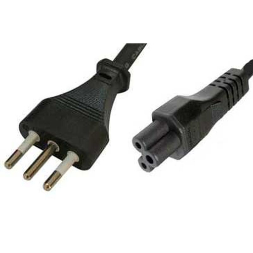 2M ITALIAN MAINS PLUG TO C5 CLOVER LEAF SOCKET CABLE – Fairline