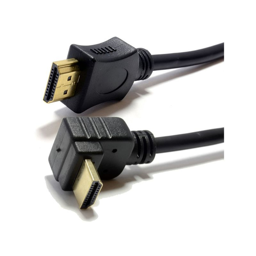 3M HDMI-A HIGH SPEED CABLE MALE TO R/A MALE – Fairline