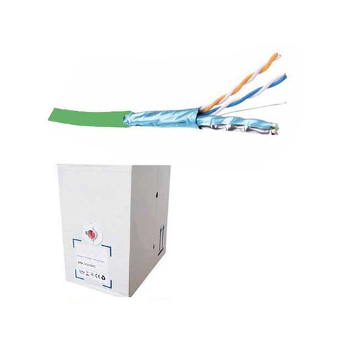 CAT.6a S-FTP STRANDED PATCH CABLE LSZH (305M BOX) - GREEN – Fairline