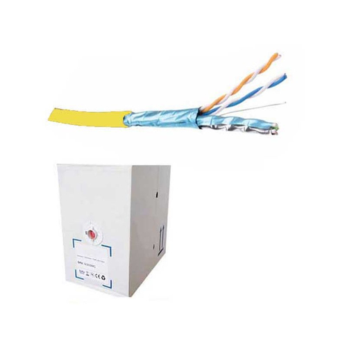 CAT.6a S-FTP STRANDED PATCH CABLE LSZH (305M BOX) - YELLOW – Fairline