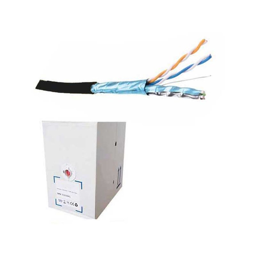 CAT.6a S-FTP STRANDED PATCH CABLE LSZH (305M BOX) - BLACK – Fairline