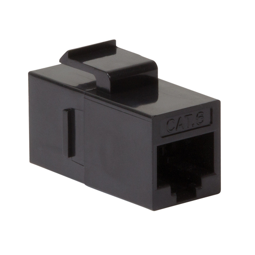 CAT.6 KEYSTONE PASS THROUGH COUPLER MODULE - BLACK – Fairline