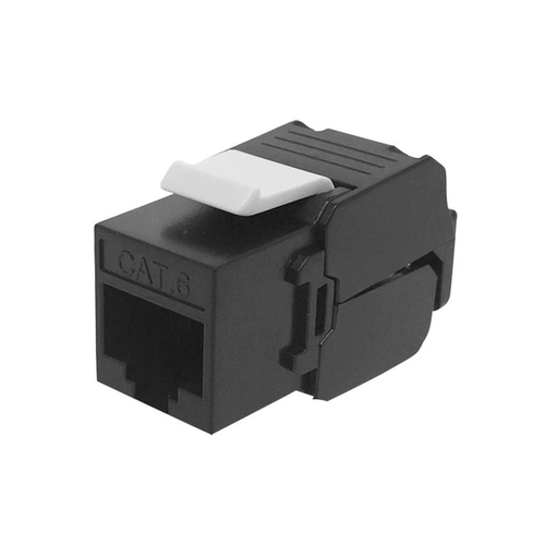 CAT.6 UTP KEYSTONE JACK TOOLLESS IDC MODULE - BLACK – Fairline