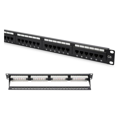 24 PORT CAT.6 PATCH PANEL 1U – Fairline