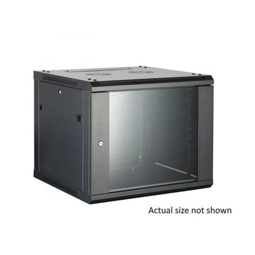 12U 19 WALL MOUNTING CABINET - 550mm DEEP / BLACK – Fairline