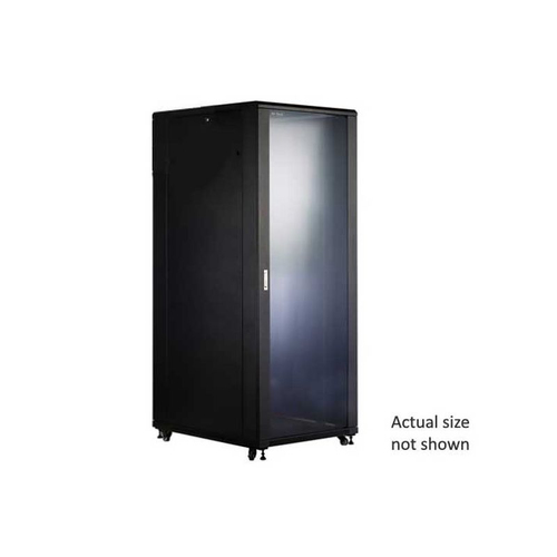27U 19 NETWORK FLOOR CABINET 600W x 600D - GLASS DOOR – Fairline