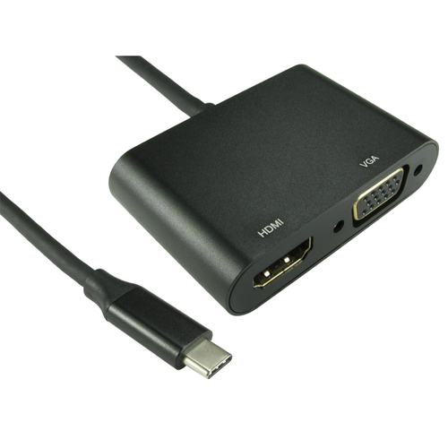 USB TYPE-C TO HDMI & VGA ADAPTER/ SPLITTER – Fairline