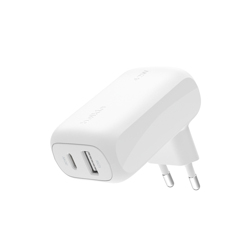BOOSTCHARGE? 42w - 30w USB-C PD PPS + 12w USB-A Dual Wall Charger, White – Belkin Components