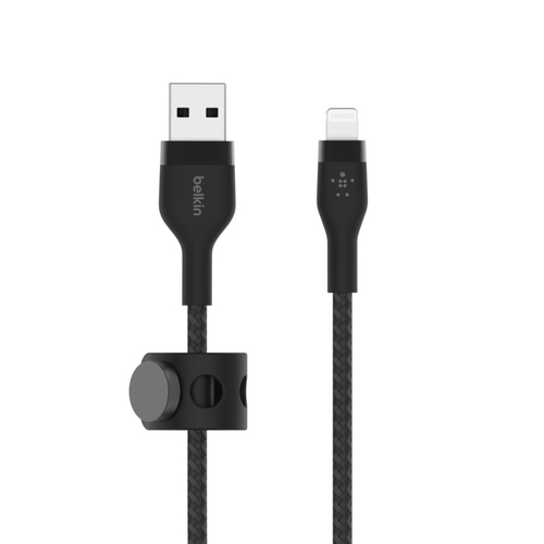 USB-A TO LTGBRAIDED SILICON 2M BLK – Belkin Components