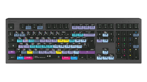 Blackmagic Design DaVinci Resolve 18.5 Mac Backlit ASTRA2 Keyboard – LogicKeyboard
