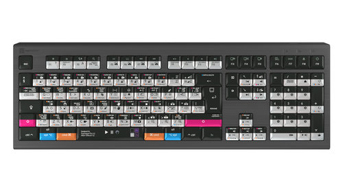 Adobe Premiere Pro CC / After Effects CC Mac Backlit ASTRA2 Keyboard – LogicKeyboard