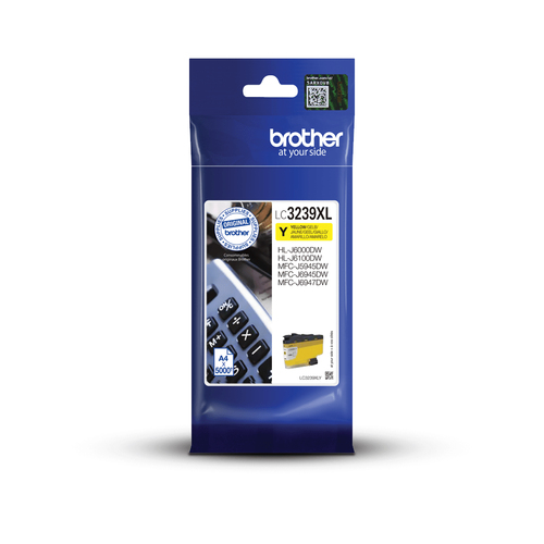LC-3239XLY INK CARTRIDGE YELLOW F/HL-J6000DW/J6100DW MFC-J5945DW – Brother