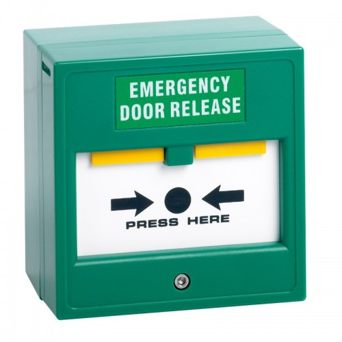 GREEN RESETTABLE DOUBLE POLE BREAK GLASS – STP