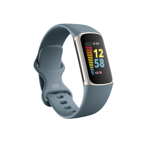 FitBit Charge 5Platinum/Mineral Blue – Fitbit