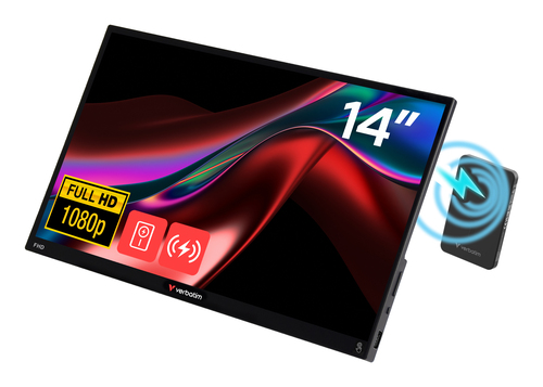 VERBATIM PORTABLE 14? FHD TOUCH MONITOR LIGHT – Verbatim