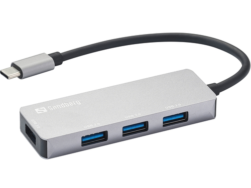 USB-C Hub 1xUSB3.0+3x2.0 SAVER – Sandberg