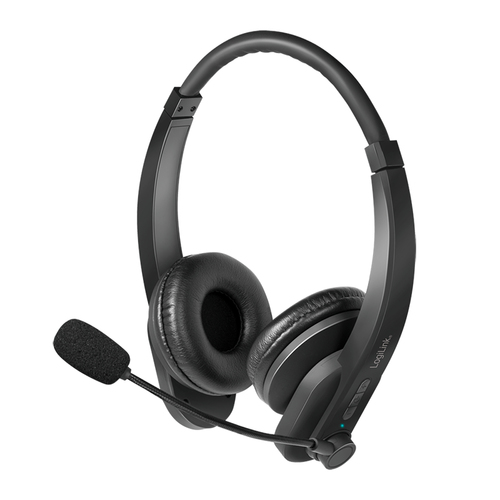 Bluetooth Headset, Stereo, with flexible microphone – LogiLink