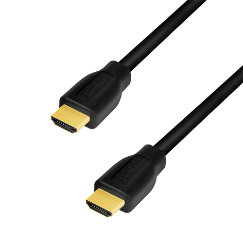 HDMI cable, A/M to A/M, 4K/60 Hz, CCS, black, 1 m – LogiLink
