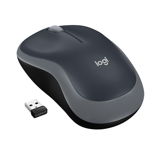 WIRELESS MOUSE M185 SWIFT GREY USB CORDLESS – Logitech