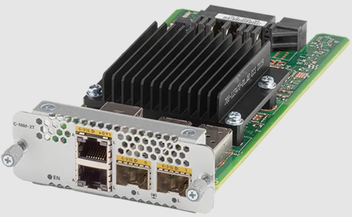 Cisco Network Interface Module - Expansion module - 100Base-FX/1000Base-X x 2 - for P/N: C8200-1N-4T=, C8200L-1N-4T, C8200L-1N-4T=, C8200-UCPE-1N8, C8200-UCPE-1N8= – Cisco Systems