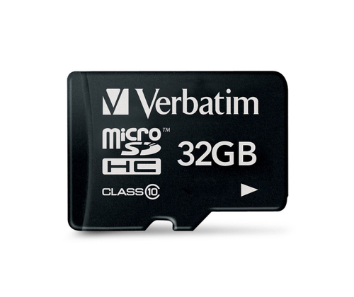 Verbatim 32GB Micro SDHC Class 10 Card – Verbatim