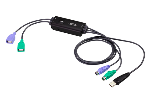 Converts USB keyboard and mouse into PS/2 (80cm) – ATEN