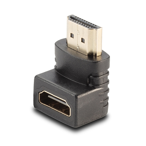 90 DEGREE HDMI ADAPTER M/F DOWN ADAPTER – Lindy