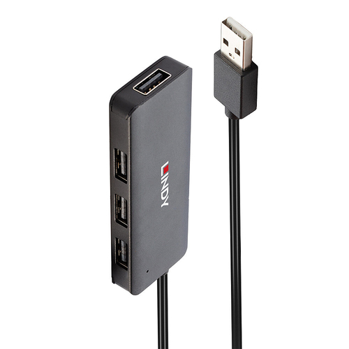 4 PORT USB 2.0 HUB – Lindy